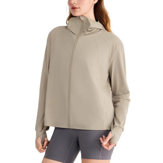 【限时秒】YOGACODE【火树银花系列】凉感透气防紫外线遮臀遮阳皮肤衣外套户外防晒服DWN115116 商品图4