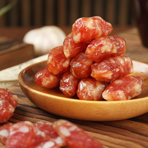 金字腊肠蜜汁小肉枣肠粒肠160g 广东风味粒粒肠原味风干广式特产 商品图2