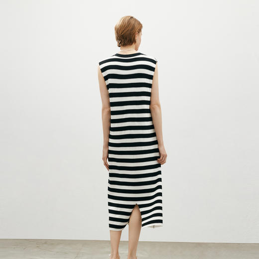 【商场同款】麦檬莫代尔亚麻混纺针织连衣裙5F4192381 商品图4