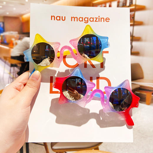 【24.9任选2副！】儿童墨镜 女童可爱卡通小孩太阳镜 男潮宝宝太阳眼镜 遮阳镜-QQ 商品图3