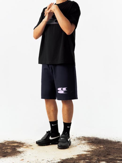 CryingCenter 经典基础五分宽松直筒logo卫裤短裤 哭喊中心 商品图2