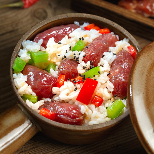 金字腊肠蜜汁小肉枣肠粒肠160g 广东风味粒粒肠原味风干广式特产 商品图3