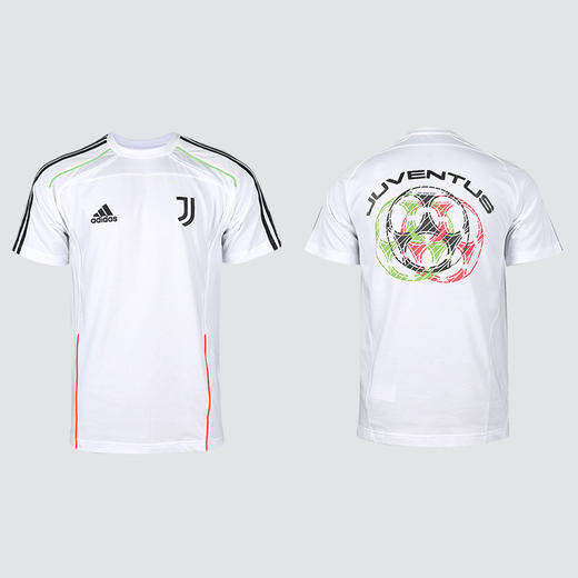 小李子ADIDAS阿迪达斯尤文图斯运动训练休闲文化短袖成人男JF0455 商品图4