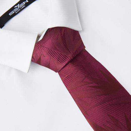 柒牌真丝领带男2025新款中国风婚庆宴会商务休闲西装配饰手打领带129F70200 商品图1