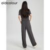 oldcolour夏季新款灰色简约气质运动休闲连帽卫衣套装女Q281401A1 商品缩略图4