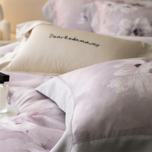 自然醒60支奥地利进口LF级天丝印花四件套100%莱赛尔床单被套枕套床上用品夏季金太阳套件礼盒装KY 商品图8