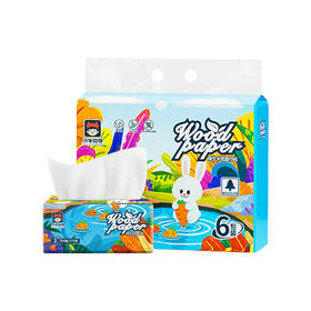 小牛同学立体压花面巾纸6包/提