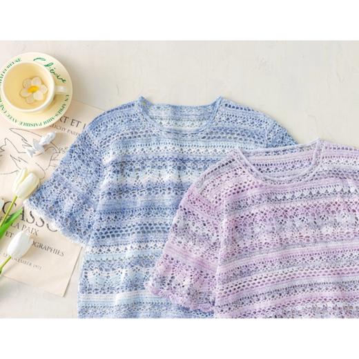 苏苏姐家蝶谷罩衫-段染版手工diy编织钩针毛线团自制衣服材料包 商品图2