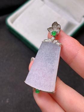 平安牌翡翠吊坠