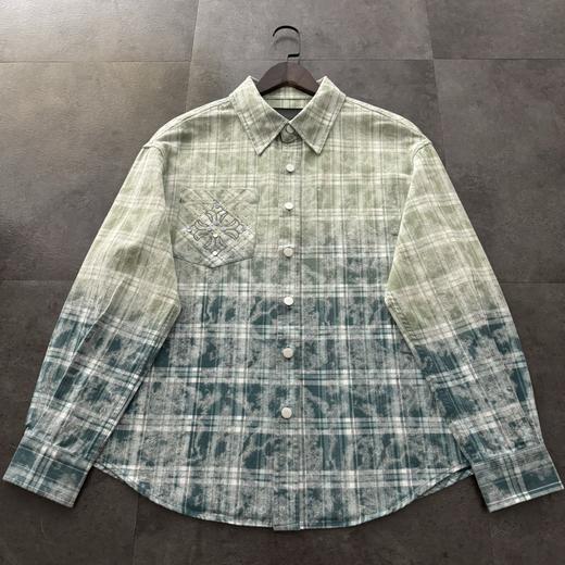 点此购买 克罗心春秋季男女款格子长袖衬衣外套 md 314021 商品图0