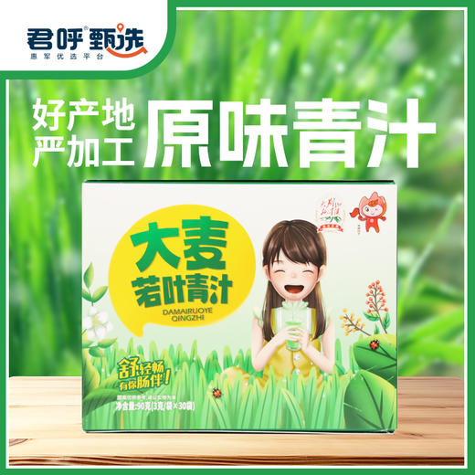 君呼甄选 大麦若叶青汁 一盒90克 商品图1