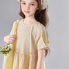 笛莎Deesha 童装女童连衣裙2025夏新款女童插肩袖造型感棉布裙 商品缩略图3