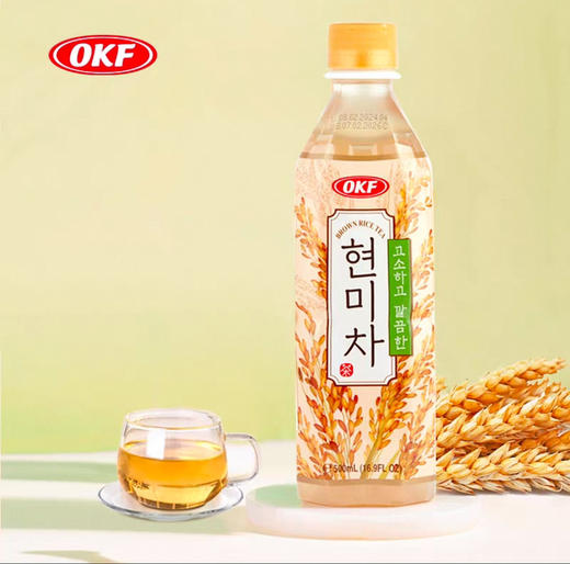 OKF玄米茶饮料（无糖）500ml 商品图2