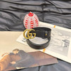 GUCCI 黑金 双G 3cm 皮带 商品缩略图0