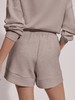 Varley - Atrium High Rise Short 4.5 - Taupe Marl - 女装 - 短裤 - 灰褐色 商品缩略图1
