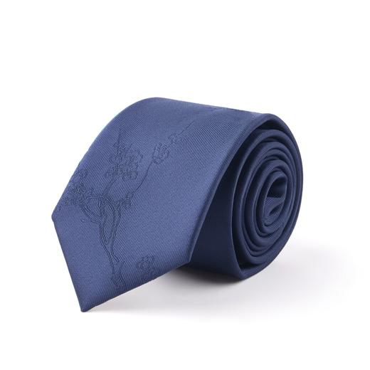 【婚礼季】柒牌男装配饰领带2025新款国风花鸟提花西装衬衫领手打领带礼盒装129F70120 商品图4