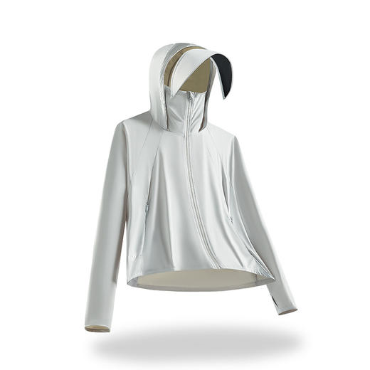 冰丝防晒衣女夏季户外运动薄款冰感防晒服披肩短外套斗篷皮肤衣9002-CC 商品图6