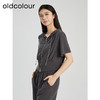 oldcolour夏季新款灰色简约气质运动休闲连帽卫衣套装女Q281401A1 商品缩略图3