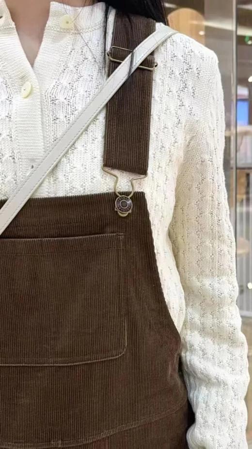 【高品质私服】【IC全棉灯芯绒背带裙】复古廓形 × 现代剪裁，重塑身形美学N1245-CC【无标出货 介意慎拍】 商品图4