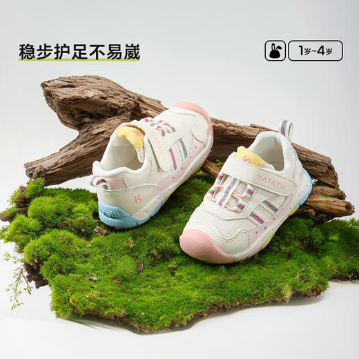 卡特兔宝宝2025春秋季新品舒适防滑透气婴儿机能鞋儿童学步鞋童鞋 商品图1