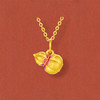 周六福黄金吊坠女款5d硬金定价九华山系列福禄莲莲金葫芦吊坠礼物 商品缩略图2