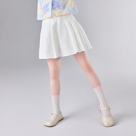 笛莎Deesha 童装女童半身裙2025夏新款女童基础搭配百褶半裙