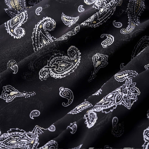 顺丰包邮42017洛诗琳2025春季新款赫本风高腰A字碎花半身裙25293 商品图4