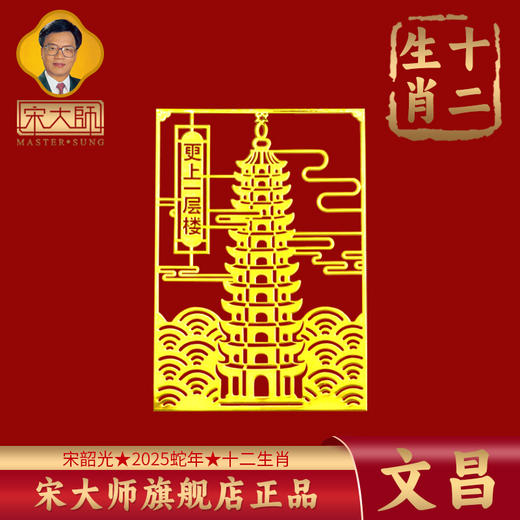 宋韶光大师2025年十二生肖三六和本命佛手机贴纸男女士吉品饰物 商品图8