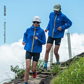 奥尼捷高端女款轻如鸿毛越野跑冲锋衣跑步运动防风防水户外专业压胶风衣/FW6203