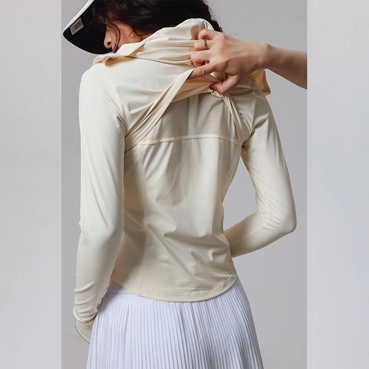 【限时秒】YOGACODE【火树银花系列】冰感修身连帽防晒衣女防紫外线轻塑皮肤衣外套DWN115010 商品图3