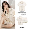 【带胸垫❗翻领云朵棉睡衣】免穿文胸宽松舒适，经过水洗+柔软的工艺，贴身轻薄透气面料，夏季卡通短袖短裤家居服免穿文胸可外穿睡衣QQ 商品缩略图5