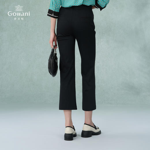 乔万尼休闲舒适直筒微喇长裤休闲裤显瘦EI2F853 商品图4