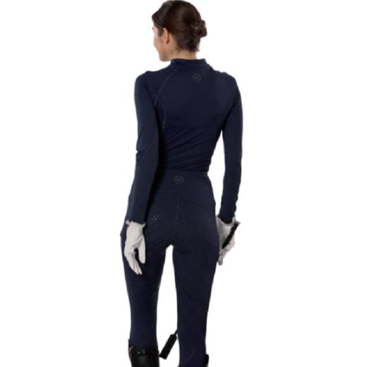 马术长袖T恤四季款女高弹透气舒适裸感骑马装备专业马术外套服装yt005/mk026QS 商品图2