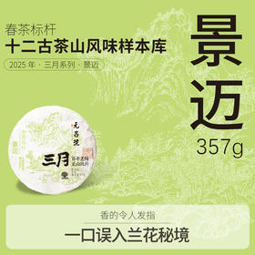 【三月系列】元昌号2025年景迈357克生饼