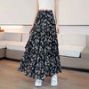 顺丰包邮42017洛诗琳2025春季新款赫本风高腰A字碎花半身裙25293 商品缩略图1