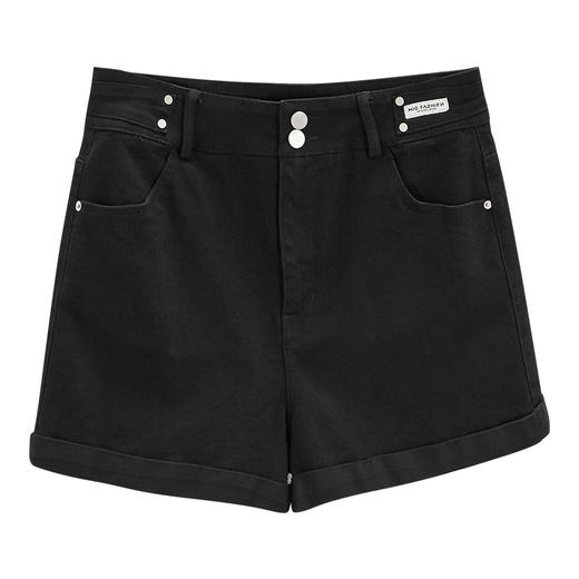 【微胖定制】 IEF/爱依服2025大码女装夏季 微胖韩版简约纯色通勤百搭短裤DP0224- 商品图5