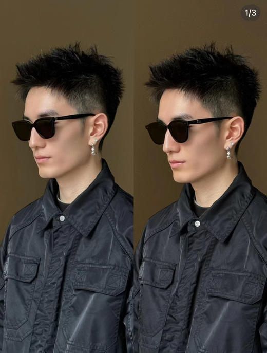 老渠道-原厂订单！！深圳龙岗代工gm新版黑色礼盒包装GM意大利进口醋酸板材墨镜眼镜 商品图6