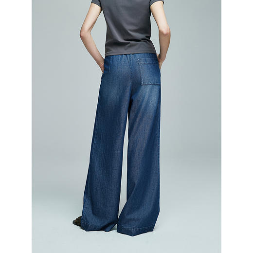 棉仓362619007-初棉天丝牛仔阔腿裤 商品图3