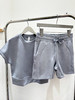 哈瓦塔砂洗（宽松）圆领宽松运落肩短袖H350101+宽松高腰运动短裤H351104 商品缩略图8