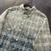 点此购买 克罗心春秋季男女款格子长袖衬衣外套 md 314021 商品缩略图2