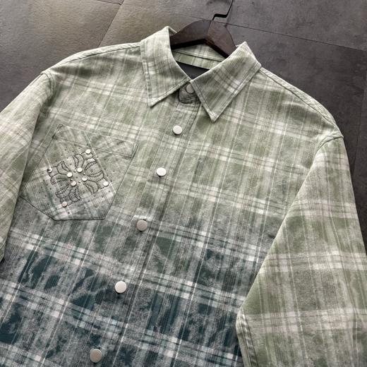 点此购买 克罗心春秋季男女款格子长袖衬衣外套 md 314021 商品图2