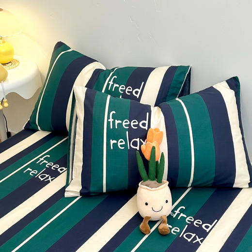 自然醒40支全棉小清新纯棉枕套一对装48cmx74cm儿童枕头套单个枕芯内胆套女JY 商品图1