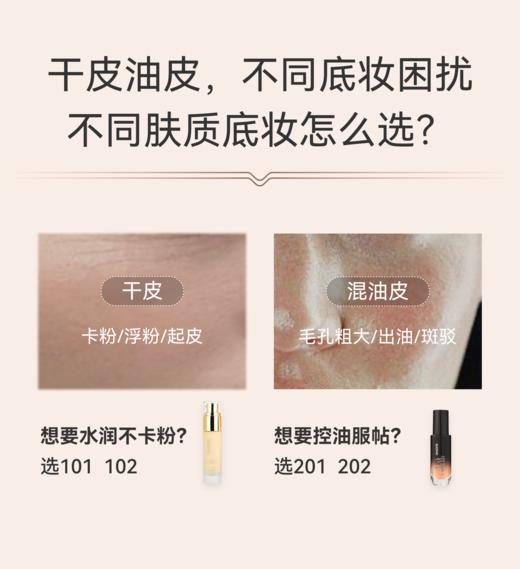 涂出妈生自然好皮粉底液！几乎无粉感、不厚重！细腻通透、奶油肌，水光肌统统不在话下～出门就被夸！质地水💦润、延展性好!遮瑕力强大，边上妆边养肤！敏感肌使用不发红 不闷痘、遮瑕持妆、养肤舒缓～ 商品图6