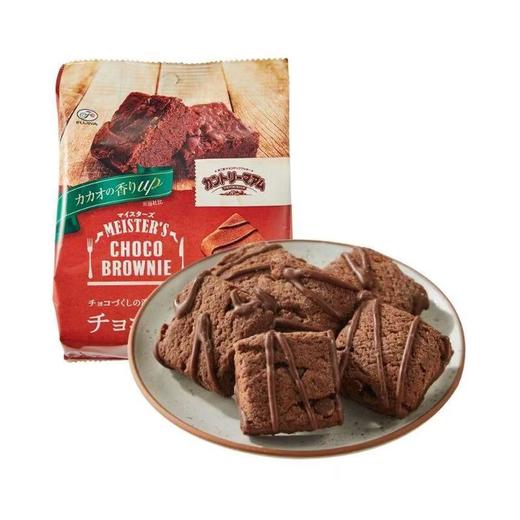 不二家布朗尼巧克力味软曲奇饼干75.6g 商品图0