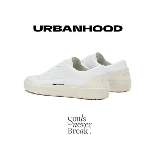 URBANHOOD 5050系列休闲板鞋防滑耐磨轻运动男女同款小白鞋 商品图2