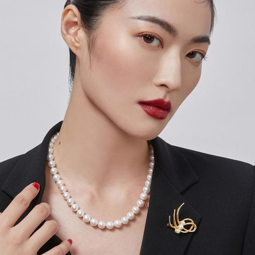 Pearl moments 经典珍珠项链1号（40八字玫瑰金扣）【该商品不支持用券】 商品图1