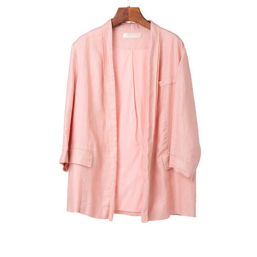 休闲麻质外套 商品图0