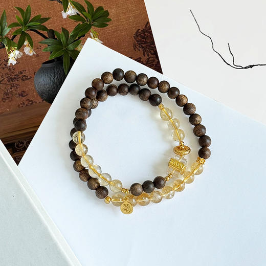 手串任选2件-20元【新圆沉香原产地溯源】泰美沉香谷 国风沉香手串配饰系列 商品图9