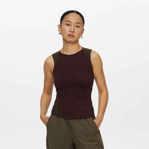 oneup运动结构拼接背心 商品图1