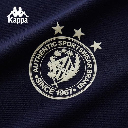 Kappa卡帕背靠背夏季运动t恤女2025新款纯棉圆领短袖休闲透气上衣K0F42TD16 商品图4